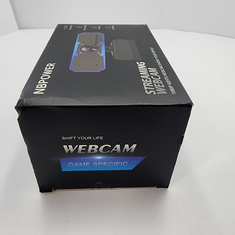 NBPOWER Black 1080P 60Fps Autofocus Digital Streaming Webcam With Microphone - Picture 6 of 8
